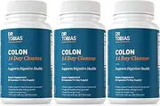 Dr. Tobias Colon 14 Day Cleanse (3 Pack), Supports Healthy Bowel Movements, Colon Cleanse Detox, Includes 3 Bottles Each with 28 Capsules (1-2 Daily).