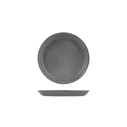6x 200mm Gravel Round Tapered Plate Zuma Artisan Bowl Servingware Appetisers