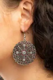 Paparazzi OH MANDALA red earrings