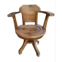 在飛比找蝦皮購物優惠-原木旋轉椅 柚木椅 餐椅 休閒咖啡泡茶椅 柚木原木無上漆 特