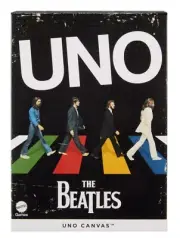 BEATLES Mattel UNO Canvas Card Game Exclusive Mattel Creations Brand New