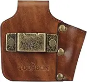 Tourbon Leather Tape Measure Holster Belt Tool Loop