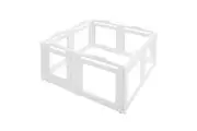Dog Pet Cat Kennel Cage Enclosure Crate Safety Gate Fence Whelping Box Barrier Indoor Outdoor Kitten Puppy Furniture 8 Panels 75cm Tall