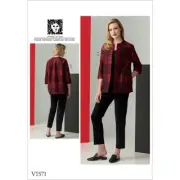 Vogue Sewing Pattern 1571, Anne Klein Jacket and Pants, Size 14 - 22, Uncut
