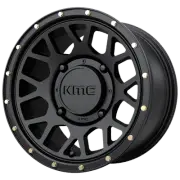 14x7 KMC Powersports KS135 GRENADE Satin Black Wheel 4x137 (10mm)