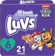 Luvs with Ultra Leak Guards Diapers, Size 6, 21 Count