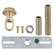 B&P Lamp Screw Collar Canopy Set