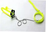 BUGUUYO Fluorescent Green Lizard Harness 1.2M Length Nylon Metal for Training Small Animal Harness