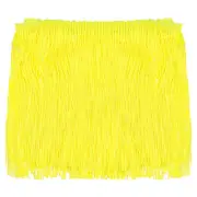5 Yards 6 Inch Chainette Fringe Trim Tassel Sewing Trim, Lemon Yellow