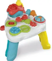Clementoni 17704 Touch, Discover Play Sensory Activity Table Building, Clemmy