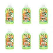 6PK Fabulosa Concentrated Multi-Surface Cleaner 500ml Lime Basil Mandarin Green