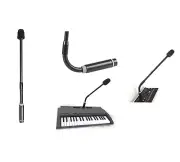 Shock Electronix GM2 XLR Dynamic Gooseneck Microphone For Synthesizer Vocoder