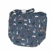 VERA BRADLEY BUCKET TOTE PURSE BAG in CATS MEOW