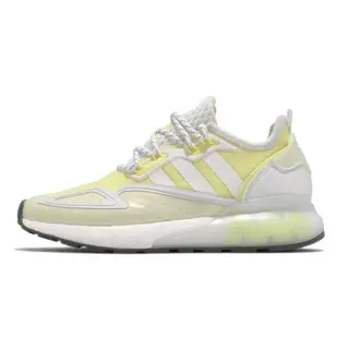 adidas 休閒鞋 ZX 2K BOOST 運動 女鞋 愛迪達 輕量 透氣 舒適 避震 穿搭 黃 白 GX2711 [ACS 跨運動]