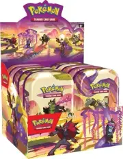 Pokemon Shrouded Fable Mini-Tin Display Box (10 Mini Tins) FACTORY SEALED!!