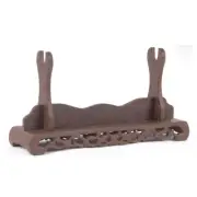Wenge Japanese Samurai Sword Holder Stand Katana Tanto Display Rack 1 Tier M New