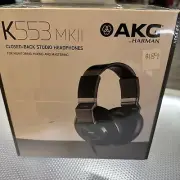 AKG by Harman K553 MKII MK2 Closed-Back Studio Headphones
