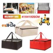 Takeaway Thermal Hot Cold Bag Insulated Delivery Bags Food Storage Carrying Case