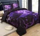 Purple Rose Quilts cover set Doonas Double Size Bedding Set Pillowcase Throw