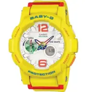 Casio Baby-G Tide Graph World Time Ladies Surfers Watch BGA-180-9B