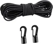 HOUDERCO 1Set Bungee Cord Kit with Hooks Durable Shock Cord for Kayaks Tents and Outdoor Activities Elastic Sailboat Cords for Reliable Attachment and Storage