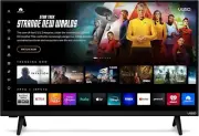 Compact 32-Inch Full HD Smart TV - Apple AirPlay, Game-Ready with Free Channels