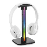 T11/T12 RGB Gaming Headphone Stand On-ear Headset Computer Desk Display Holder LED Base/USB Pickup Light Colorful Atmosp