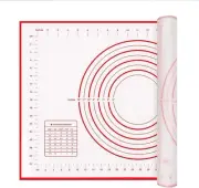 Large Silicone Baking Mat with Correct Scale - Non-Stick and Non-Slip Rolling