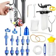 Bleed Kit,Hydraulic Disc Brakes | Portable Tool Set with Aluminum Body Leak-Proof Bleeder for Sports Bikes Mountain Rim Steering Park Riding