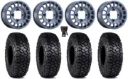 Method 407 15" Wheels Bahia Blue 30" Intersect Tires Renegade Outlander