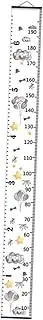 QUMIIRITY Boys and Girls Growth Chart Ruler Wall Height Measurement Chart Decorative Hanging Boys Girls Nursery Room Decor Sturdy