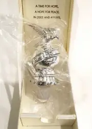 Neiman Marcus Silver Plated Wine Bottle Stopper Dove Of Peace Sealed IOB