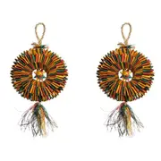 2x Rosewood Hanging Tyre Shredder Bird Pet Interactive Exercise Cage Toy Large