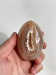Druzy Agate Crystal Egg Natural Crystal AG037