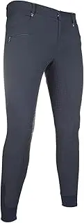 [HKM] Unisex Herren-reithose -San Lorenzo- Silikon-vollbesatz9602 Trouser Graphite