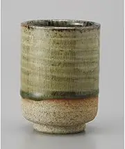 Sencha with Lid (Arita Ware) Ash Glazed Tea Cup (Large) 2.6 x 3.5 inches (6.7 x 9 cm), 6.9 fl oz (190 cc), Restaurant, Ryokan, Japanese Tableware, Restaurant, Commercial Use