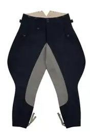 WW2 German Elite Marine Navy Blue Wool Riding Breeches