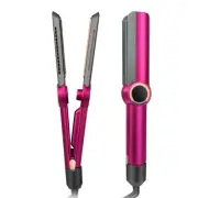 Hair Straightener, 1.37 Inch Flat Iron Hair Straightener and Curler 2 in 1, P...