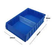 Blue Plastic Space Saving Storage Bin Tub Box Fit Van Caddy Shelving PK4209