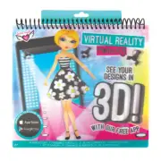 Fashion Angels Virtual Reality Runway Portfolio Set 3D Sketch Designs RARE NEW
