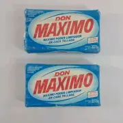 Don Maximo Detergent Soap Stain Remover Laundry Vintage Mexico Lot Of 2 NOS