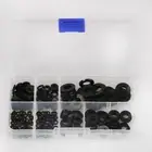 Industrial Washer Gasket Plain Assortment Black M2-M8 Replacement Seal