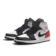 NIKE 休閒鞋 AIR JORDAN 1 MID SE 黑白紅 小UNION 8孔 麂皮拼接 男 852542-100