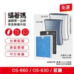 【著媽】濾網(適用 OSIM 藍寶 UALPINE 抗菌型 濾淨森活家 空氣清凈機 OS-660 OS-630)