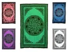 Celtic Knot Mandala Tapestry Wall Hanging Bedspread 72" x 108" - Colors