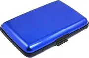 [XYZOOM] XYWHPGV Alloy Rectangle 6 Pockets Bank Card Holder Protector Bo Blue Black(305a7 e6995 8022c b9590 b5b48 3c3a1
