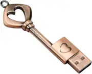 64GB USB 3.0 Flash Drive,Cute Key USB Flash Drive with Heart Shape,High Speed up