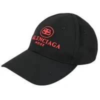 在飛比找momo購物網優惠-【Balenciaga 巴黎世家】經典電繡雙B LOGO棉質