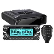 Zastone D9000 Auto Walkie Talkie Radio Station 50W UHF/VHF Ham HF Transceiver Dual Band 136-174/400-520MHz Channel Spaci