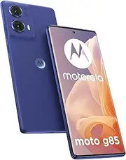 [Motorola] G85 5G Smartphone | 8GB RAM + 256GB Storage | 6.67" 120Hz P-OLED Display | 50MP OIS Dual Camera | 5000mAh Battery | Android 14 | Dual SIM - eSIM (Cobalt Blue)